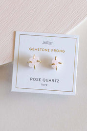 Rose Quartz Gemstone Prong