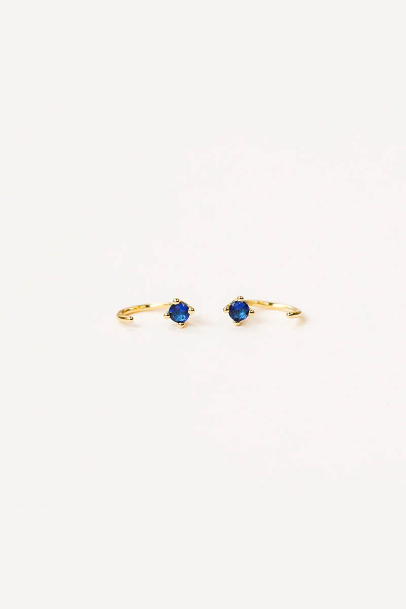 CZ Huggies - Sapphire