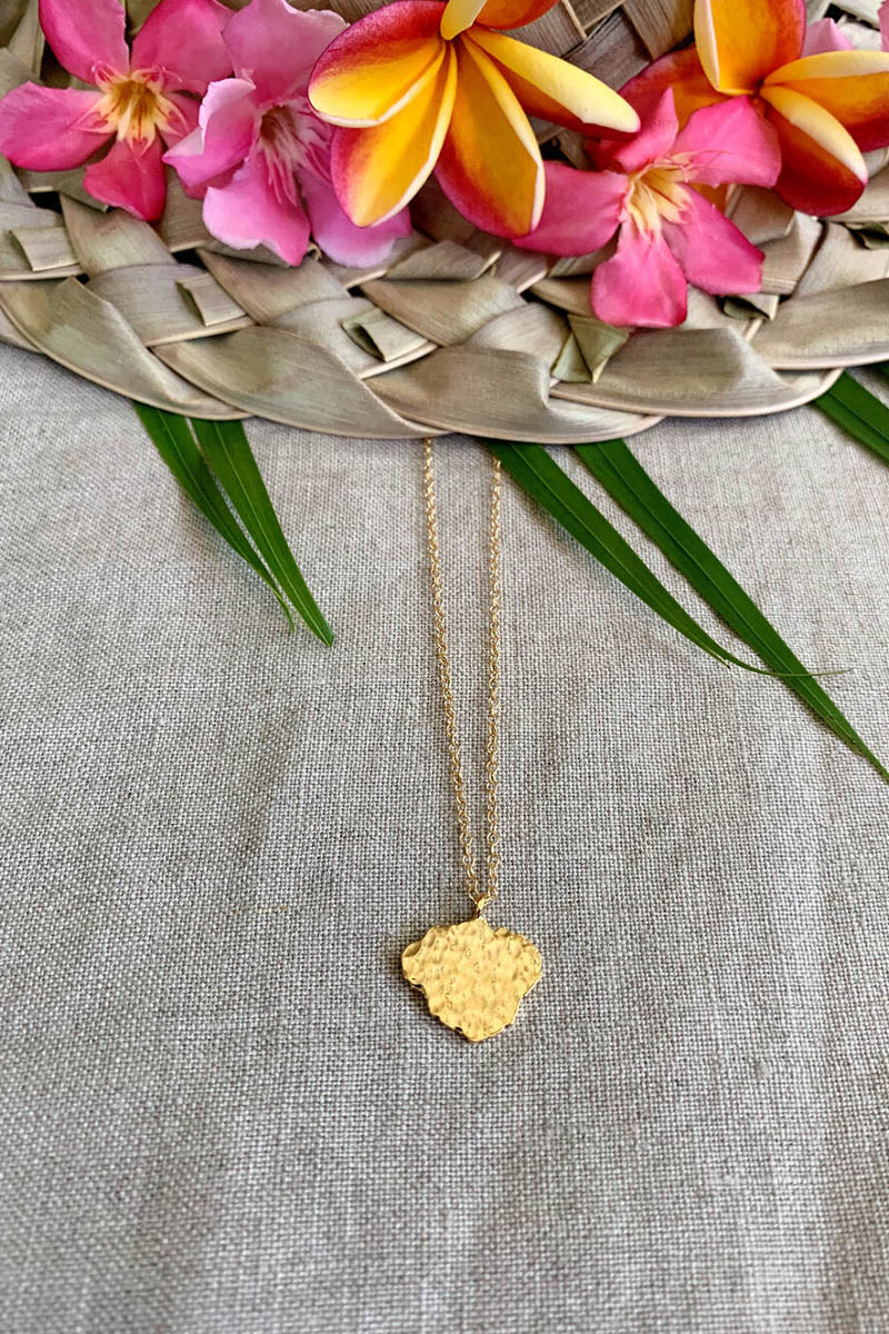 Kauai Textured Necklace YG