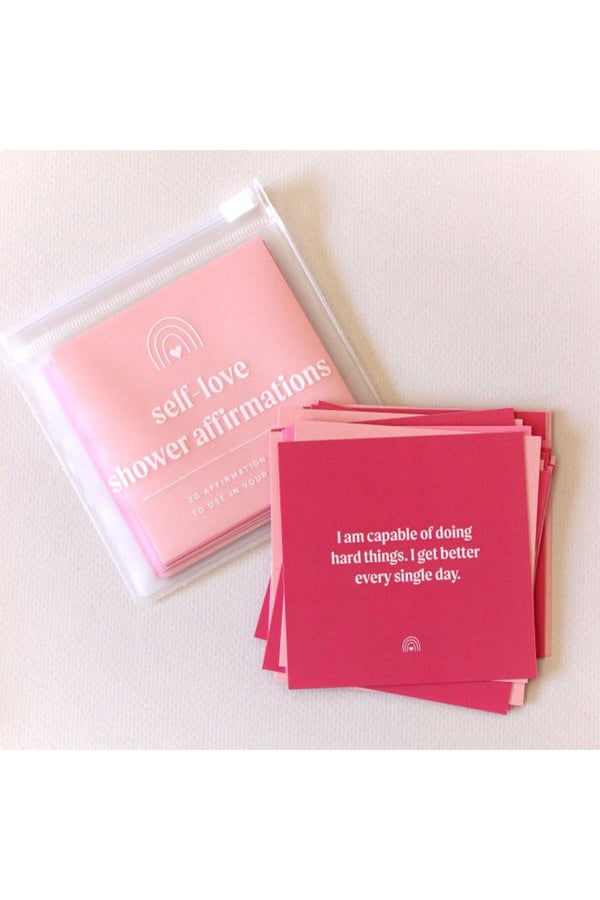 Shower Affirmation Cards - Self-Love