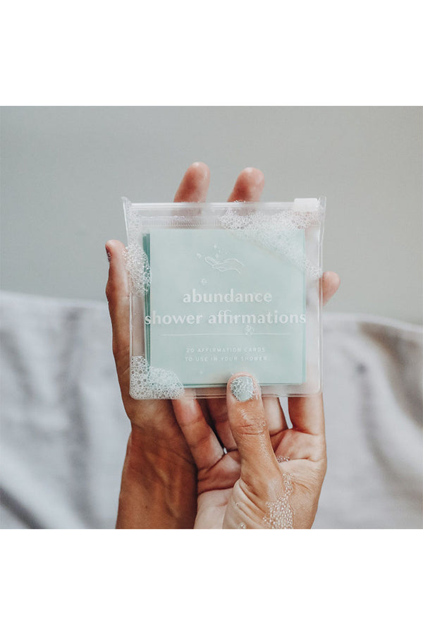 Shower Affirmation Cards - Abundance