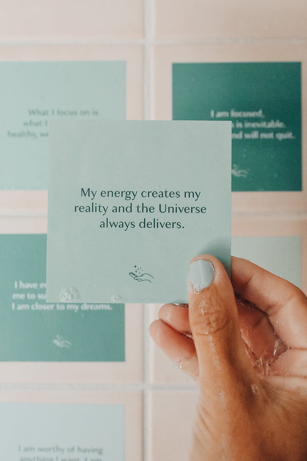 Shower Affirmation Cards - Abundance