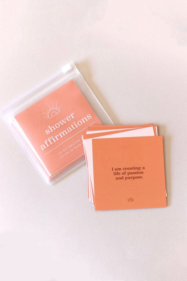Shower Affirmation Cards