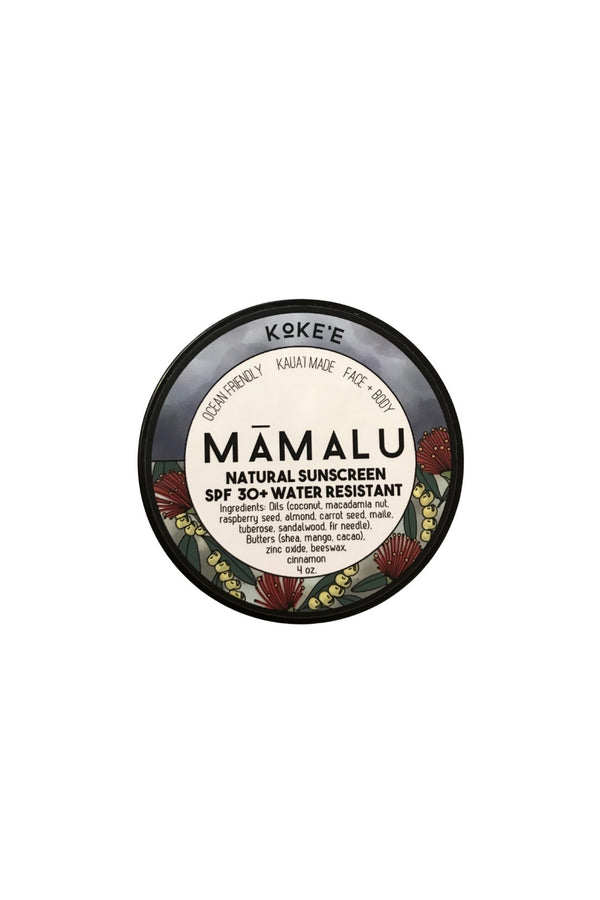 Natural Sunscreen SPF 30 Koke'e