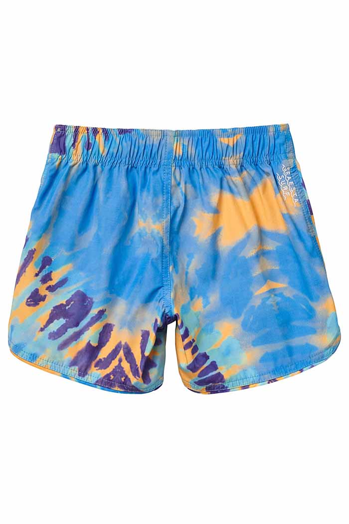 Sea Ripple Swirl Boardshorts - Pool Tie Dye