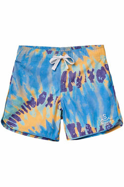 Sea Ripple Swirl Boardshorts - Pool Tie Dye