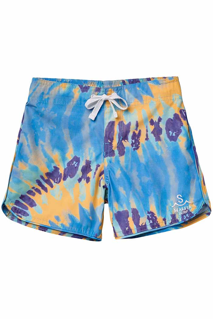 Sea Ripple Swirl Boardshorts - Pool Tie Dye