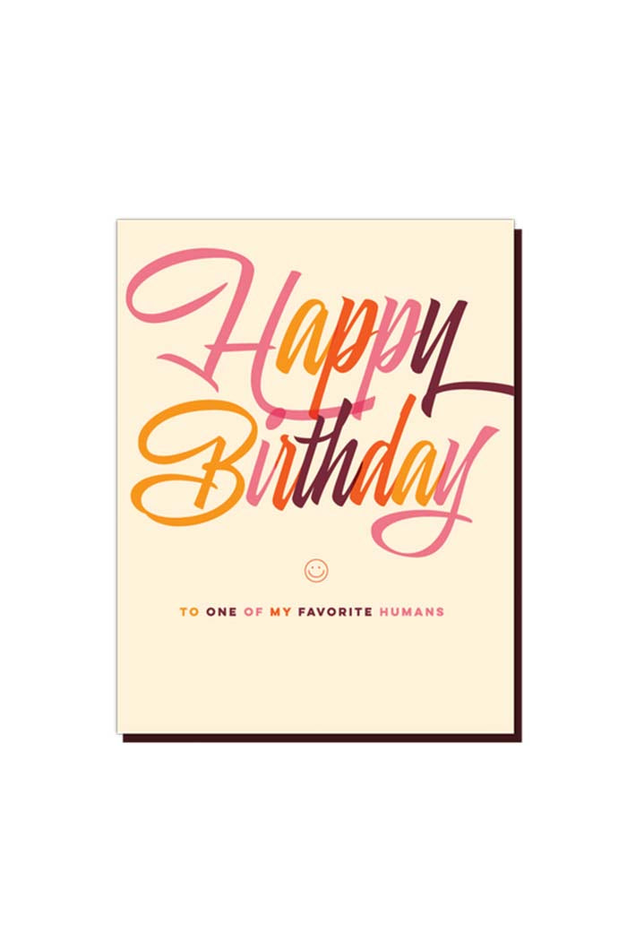 Favorite Human Card