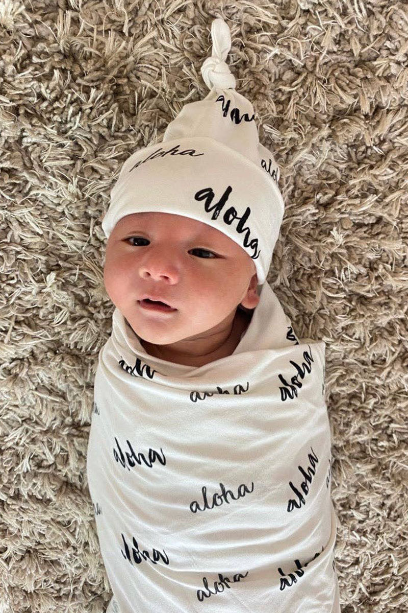 Hawaii Baby Receiving Blanket Set: Aloha