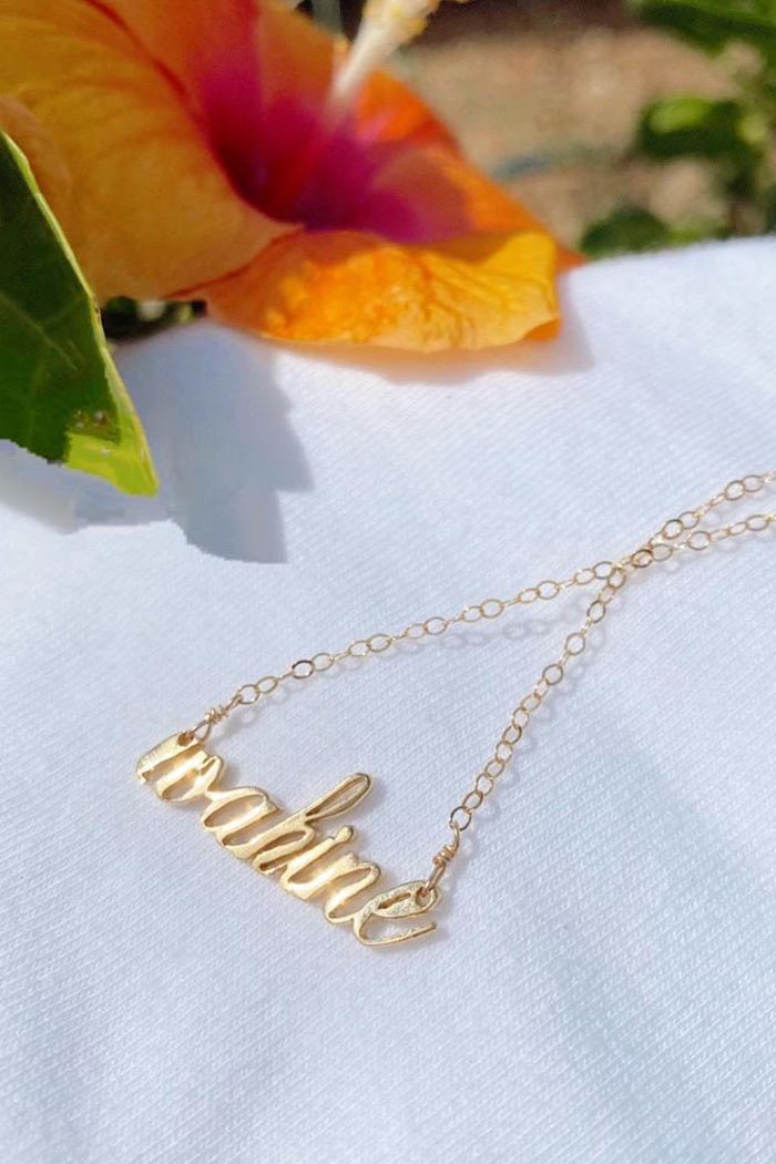 Wahine Small Necklace YG