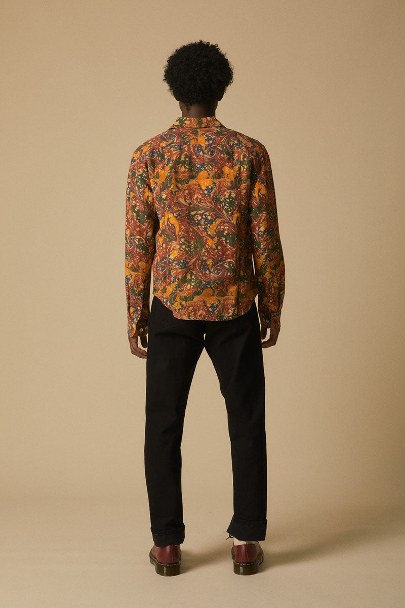 Marbleized LS Shirt