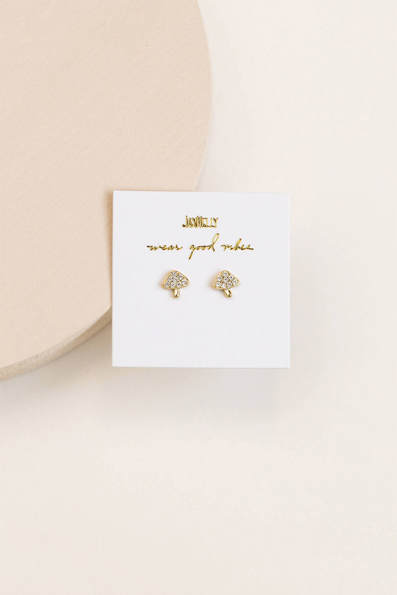 Pave Mushroom Stud