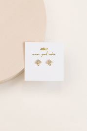 Pave Mushroom Stud