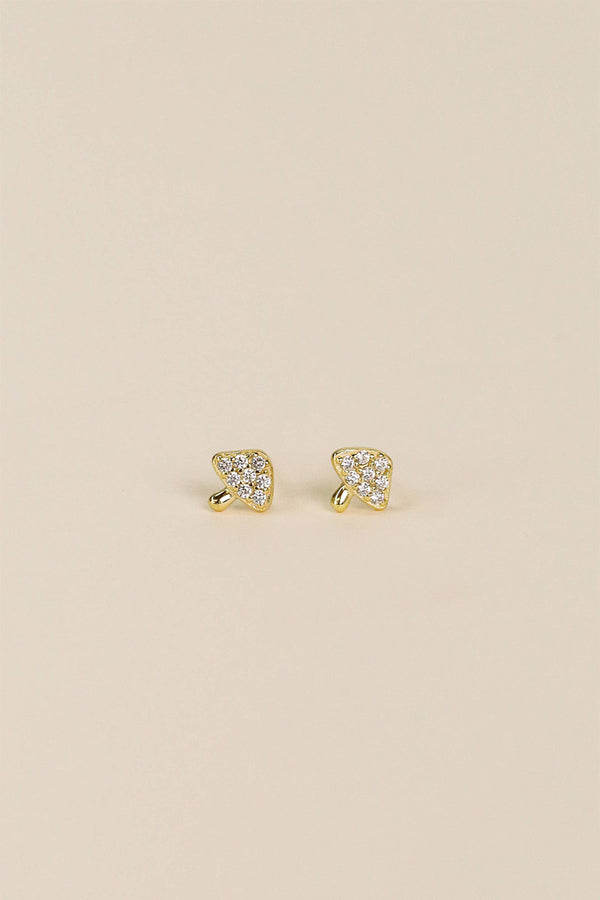 Pave Mushroom Stud