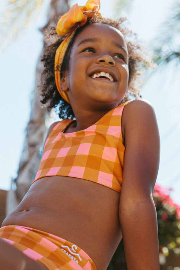 Seaside Gingham Two Piece Swimsuit
