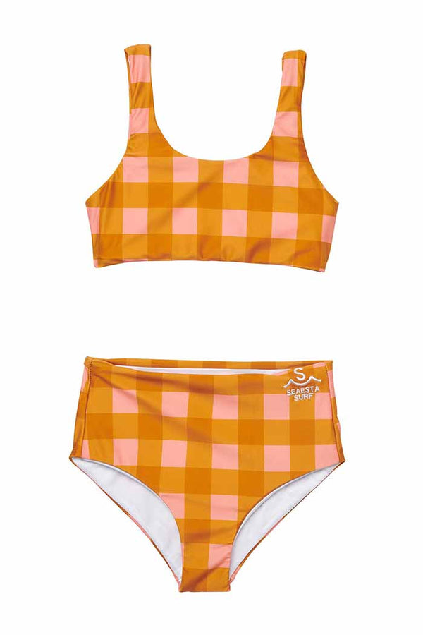 Seaside Gingham Two Piece Swimsuit