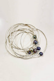 Tahitian Pearl Bangle - 14kt  - 10-11mm Large Pearl